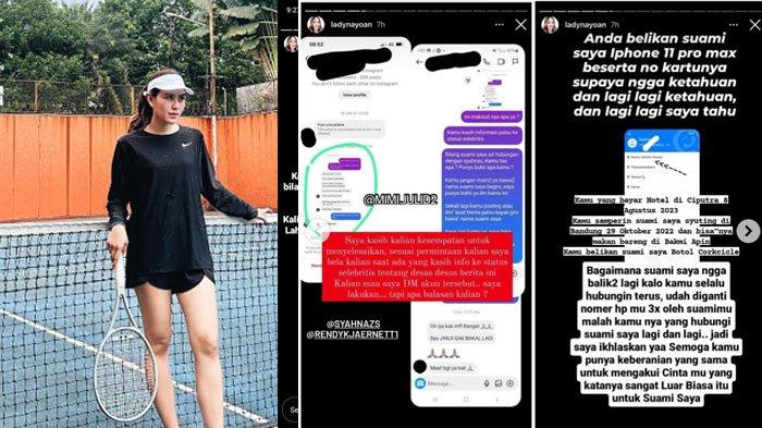 Unggahan berisi chat diduga Syahnaz dan Rendy Kjaernett