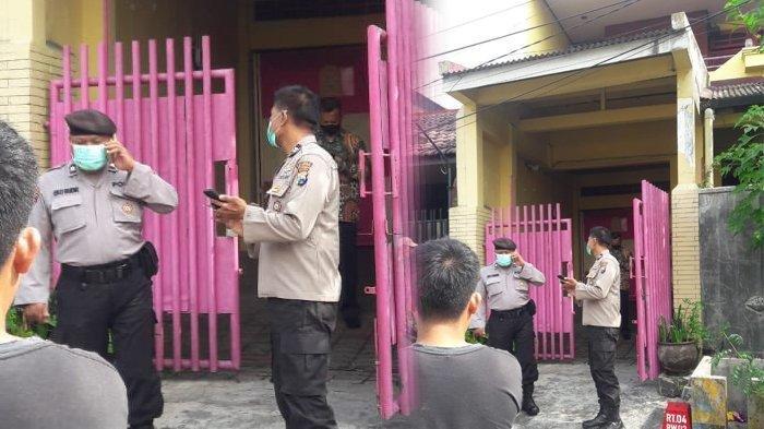 TKP pembunuhan. Suami mutilasi istri di Jalan Serayu Kota Malang, potongan tubuh ditemukan di ember