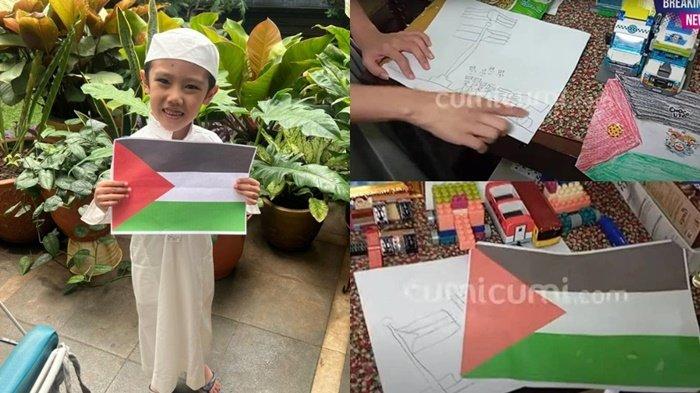 Tamara Tyasmara kembali mengenang momen saat putranya, Dante menunjukkan lukisan tak biasa kepadanya.