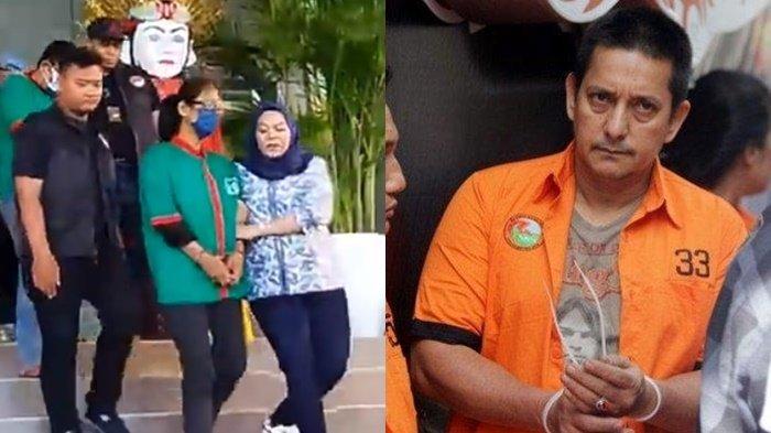 Tampang NN tertangkap kamera awak media saat digiring bersama aparat polisi untuk menjalani tes kesehatan di Polres Jakarta Barat, Jumat, (5/1/2024)