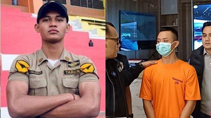 (kiri) korban Putu Satria Ananta Rustika. (kanan) Tegar Rafi Sanjaya alias TRS(21), senior mahasiswa Sekolah Tinggi Ilmu Pelayaran (STIP) aniaya juniornya bernama Putu Satria Ananta Rustika