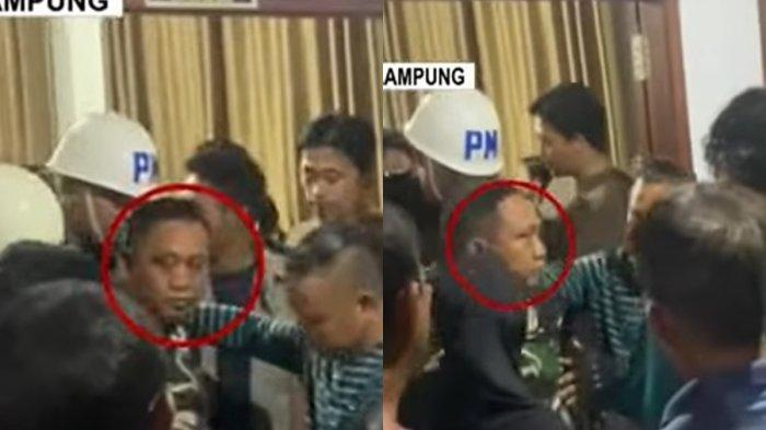 TERDUGA PELAKU PENEMBAKAN POLISI DITANGKAP - Tampang oknum TNI terduga pelaku penembakan tiga polisi saat menggerebek judi sabung ayam di Way Kanan. Penangkapan itu dilakukan oleh personel gabungan Detasemen Polisi Militer bersama Kodim Way Kanan, dan jajaran Polres Way Kanan.