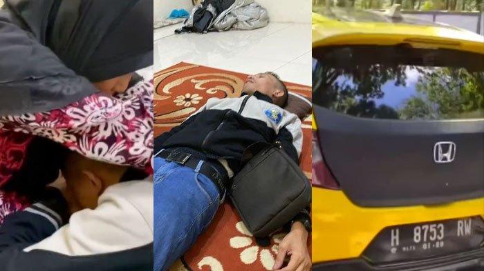 Tangis Darrel Kencana Driver Taksol di Semarang Marahi Penumpang Minta Maaf, Bersujud Akui Menyesal