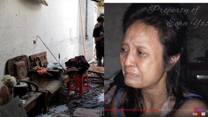 Tangis Putri Ngaku Mantan Model Tinggal di Rumah Reyot Curhat Soal Keluarga: Saya Minta Maaf Banget