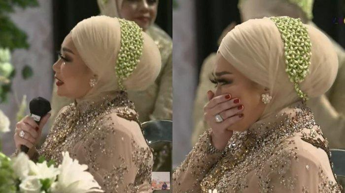 Tangis Reza Artamevia pecah saat dengarkan permohonan restu Aaliyah Massaid.