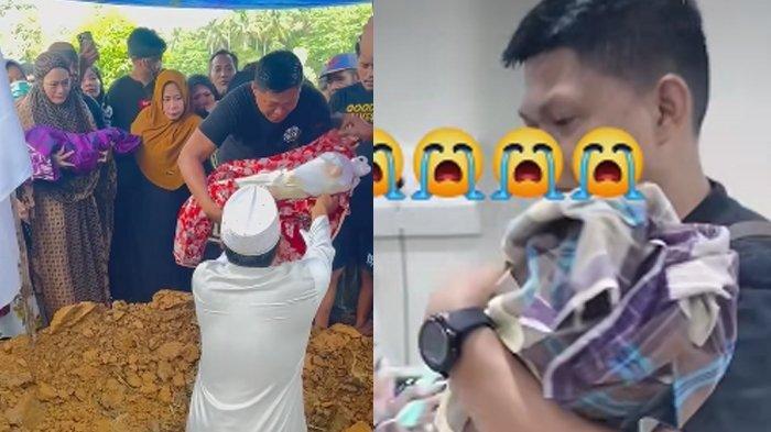 BALITA TEWAS DALAM KEBAKARAN - Tangis ayah empat balita yang tewas kebakaran di Jalan R Suprapto, Kelurahan Punggolaka, Kecamatan Puuwatu, Kota Kendari, Sulawesi Tenggara.