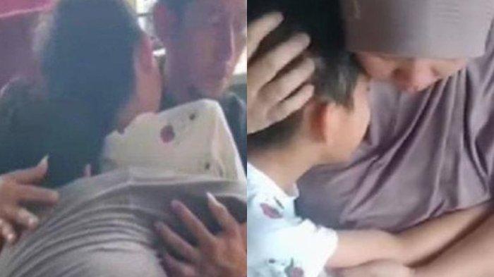 Tangis ketiga siswa SD di Pandeglang, Banten dipulangkan paksa oleh pihak sekolah karena menunggak bayaran sekolah.