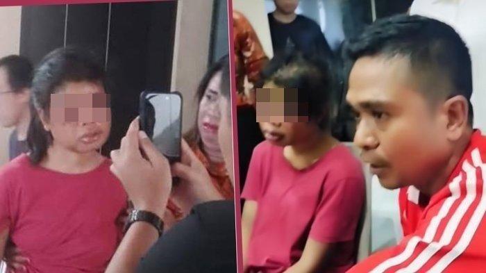 KASUS PENGANIAYAAN ART - Tangkapan layar saat Tim Paguyuban Flobamora mendapatkan Intan dalam kondisi tubuh penuh lebam karena dugaan penganiayaan oleh majikannya.