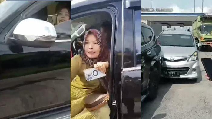 Tengah viral dimedia sosial aksi arogan oknum polisi tabrak pengendara lain di Tol Binjai, Sumatera Utara (Sumut) pamer senjata api dan Kartu Tanda Anggota Polisi.