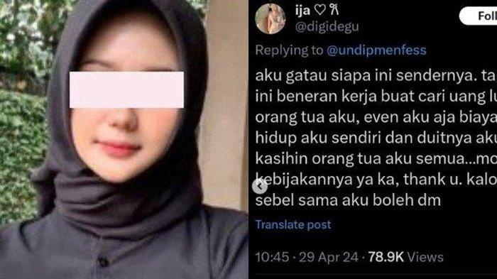 Sosok mahasiswi viral hidup hedon