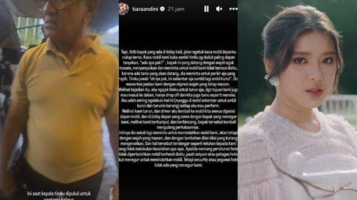 Terungkap penyebab pria aniaya kru penyanyi Tiara Andini hingga di cekik.