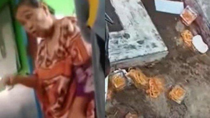 Terungkap sosok ibu kantin yang membuang dagangan siswi MTs Nurul Huda, Desa Kalibuntu, Kecamatan Losari, Kabupaten Brebes, Jawa Tengah, pada Kamis (19/12/2024).