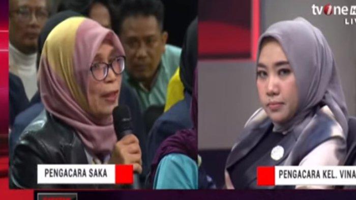 Titin Prialianti kuasa hukum Saka Tatal terpidana kasus pembunuhan Vina Cirebon mengamuk dan mengancam akan keluar dari studio saat dicecar tim Hotman