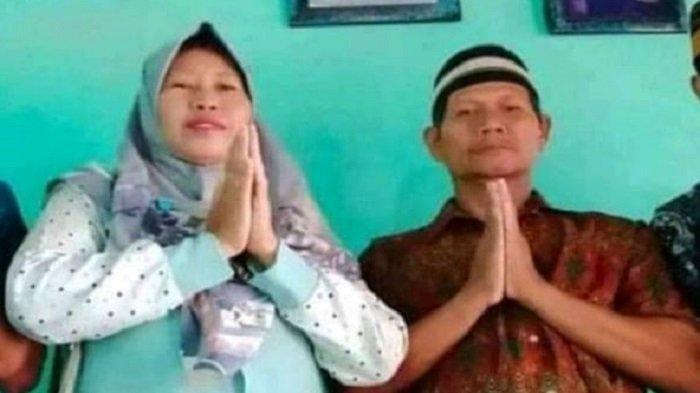 Foto semasa hidup pasutri Sunardi dan Srinati korban tewas dalam perampokan dan pembunuhan di Desa Nunggal Sari Kecamatan Pulau Rimau Kabupaten Banyuasin, Kamis (13/10/2022).