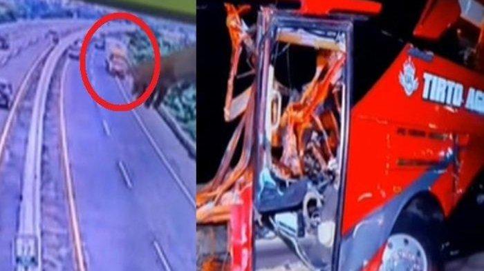 Video CCTV Kecelakaan di Tol Malang