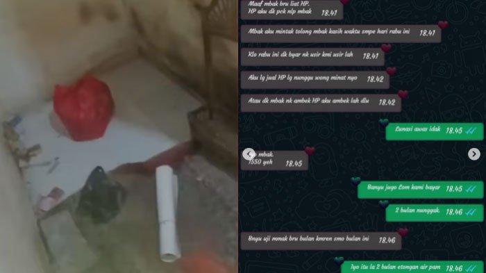 Kamar kos yang ditinggal anak kos dalam keadaan kacau