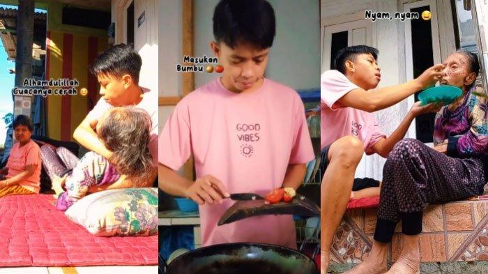 Viral Kisah Pemuda Banyuwangi Rawat Ibu Pikun dan Bibi Disabilitas, Tetap Bersykur Jalani Rutinitas