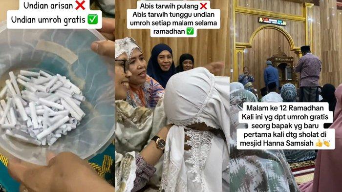 Viral Masjid di Sulsel Gelar Undian Umroh Gratis, Baca Nama Pemenang Setelah Laksanakan Salat Tarawih