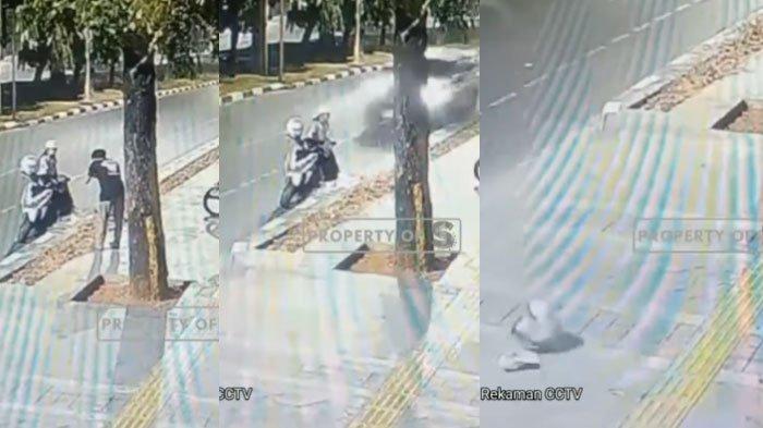Viral Wanita Ditabrak Fortuner Saat Duduk di Motor di Pinggir Jalan, Terpental Hingga Luka Serius