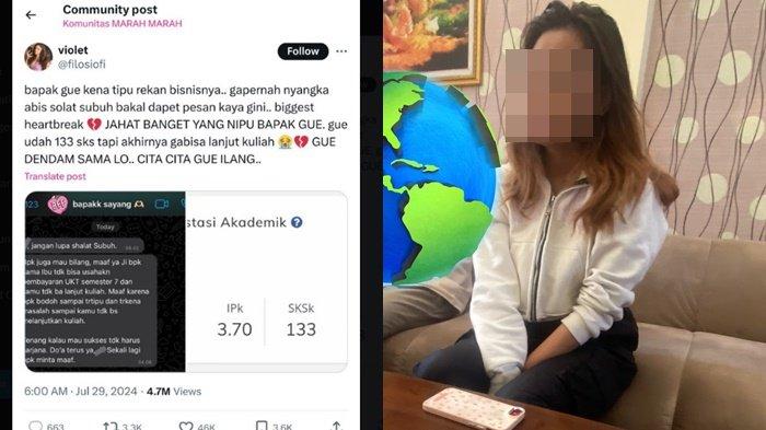 Viral di media sosial seorang mahasiswi perguruan tinggi negeri (PTN) di Semarang, Jawa Tengah diduga melakukan penipuan, foya-foya pakai uang donasi.