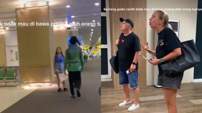Viral di media sosial video pasangan suami istri Warga Negara Asing (WNA) mengamuk di Bandara Ngurah Rai Bali gegara anaknya tidak mau pulang ke negara asalnya