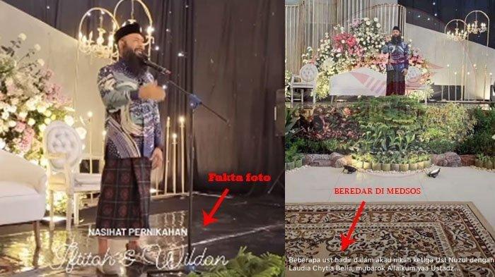 Viral isu Laudya Cynthia Bella menikah dan jadi istri ketiga Ustaz Nuzul Dzikri. Kabar tersebut beredar setelah foto venue pernikahan tersebar. Terungkap fakta sebenarnya.