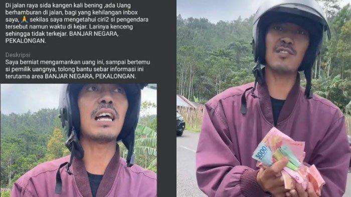 Viral kisah pasutri di Pekalongan yang temukan uang berhamburan di jalan