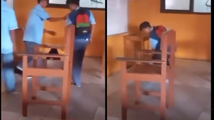 Viral video seorang siswa SMA lakukan penganiayaan terhadap teman sekelasnya sendiri di sebuah sekolah daerah Curug, Kabupaten Tangerang, Banten.