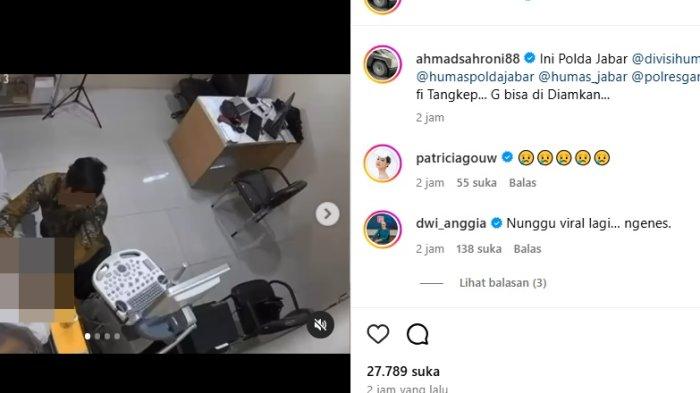 DOKTER LECEHKAN PASIEN. Wakil Ketua Komisi III DPR Ahmad Sahroni menyoroti dugaan pelecehan seksual yang dilakukan oleh seorang dokter kandungan di Garut, desak tangkap pelaku