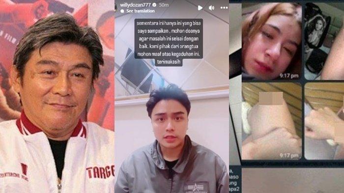 Willy Dozan aktor sekaligus ayah dari Leon Dozan yang diduga lakukan penganiayaan terhadap kekasihnya buka suara. menyampaikan permintaan maaf