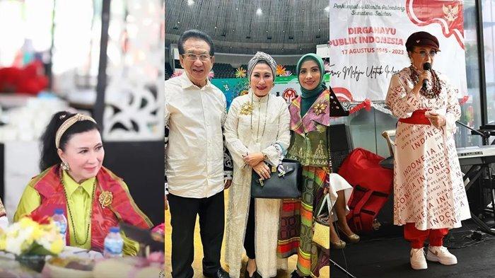 Wiwiet Tatung diketahui merupakan Ketua Umum Persatuan Wanita Palembang Sumatera Selatan (PWPSS).