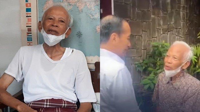 DOSEN UGM JOKOWI- (kiri) Ir. Kasmudjo saat menceritakan moment saat dikunjungi Presiden ke-7 Republik Indonesia, Joko Widodo. (kanan) Kasmudjo saat dikunjungi Jokowi, Selasa (13/5/2025).Kasmudjo, seorang pria paruh baya yang ditemui Joko Widodo beberapa waktu lalu ternyata bukan dosen pembimbing skripsi sang Presiden saat kuliah di Fakultas Kehutanan, Universitas Gajah Mada (UGM).
