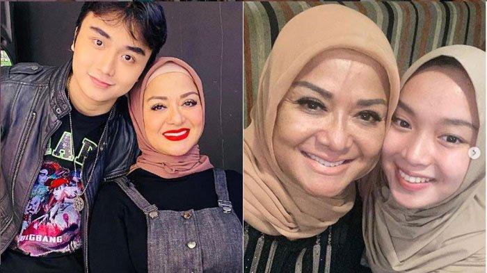 Betharia Sonata bersama anak-anaknya, Leon Dozan dan Nabila Rahman Dozan