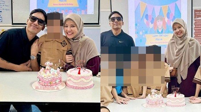 Desta dan Natashra Rizky kompak rayakan ultah anak.