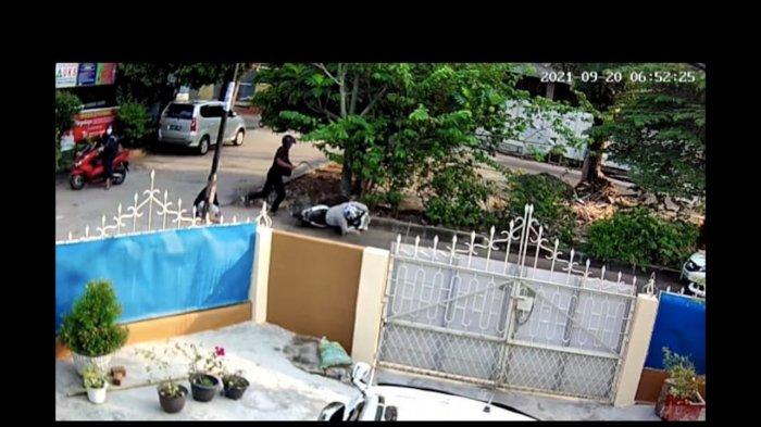 Wisnu sedang berbicara tentang detik-detik pembacokan