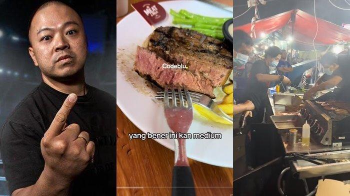 dipicu dari perkataan pedas mulut Codeblu soal seleranya terhadap steak yang ia pesan. pemilik warung steak UMKM Meat a Meat alami stres dan bangkrut