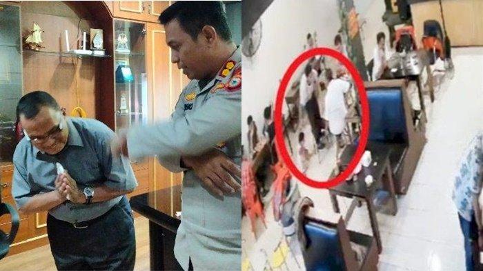 Eks Wadir RSU Bahagia Makmur sesuai menjalani pemeriksaan sebagai tersangka di Polrestabes Makassar, Jl Ahmad Yani, Senin (31/7/2023) siang. Ia jadi tersangka dalam kasus penamparan bocah 3 tahun. Namun ia menyebut bahwa itu adalah masalah kecil