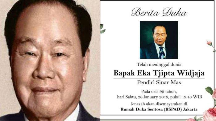 Profil Lengkap (Biodata) Eka Tjipta Widjaja, Konglongmerat Pendiri