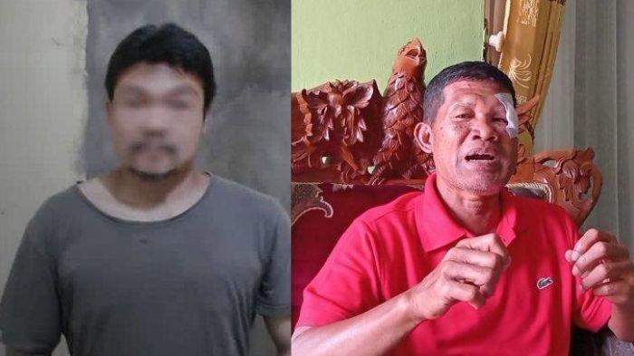 GURU ANIAYA KEPSEK - (kanan) Foto M Yani, kepsek korban penganiayaan oleh oknum guru di Kepahiang, Provinsi Bengkulu berinisial RL (kiri), Jumat (25/04/2025). Diduga penganiayaan dilakukan karena sakit hati dimutasi.