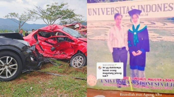 Seorang dokter asal Magelang, Jawa Tengah, bernama Agung Nugroho Darmawan (42) mengalami kecelakaan di Johor, Malaysia.