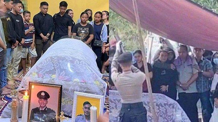 Isak tangis keluarga Bripda Ignatius Dwi Frisco Sirage alias Bripda IDF tewas diduga ditembak senior pada Minggu (23/7/2023) pukul 01.40 WIB.