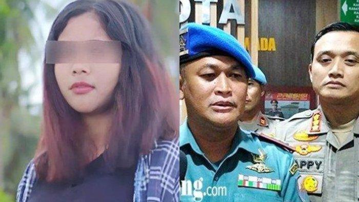 (Kanan) Komandan PM-AL Lantamal XIV/Sorong Letkol (CPM) Dian Sumpena dan Kapolres Sorong Kota Kombes Pol Happy Perdana Yudianto di kantor polresta, Kota Sorong, Papua Barat Daya, Senin (13/1/2025) dan (Kiri) Kesya Irena Yola Lestaluhu (20) yang ditemukan tewas di Pantai Saoka. - Pelaku pembunuhan wanita tanpa busana di Pantai Saoka, Kota Sorong ternyata seorang anggota TNI AL, personel di jajaran Koarmada III Sorong.
