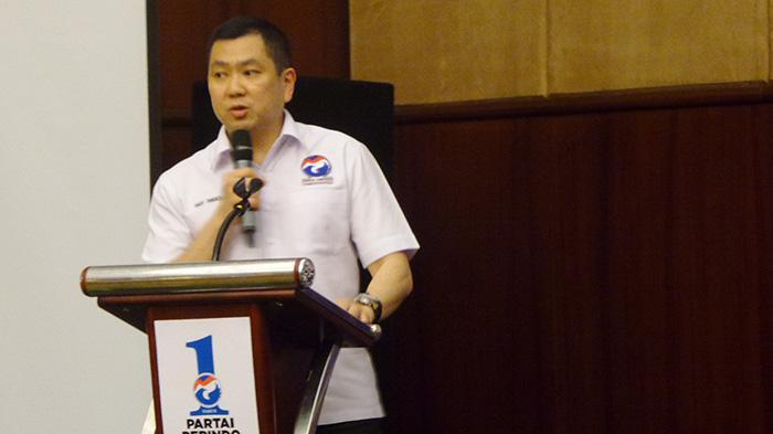 Ketua Umum DPP Partai Perindo, Hary Tanoesoedibjo. (Tribun Jateng/Muh Radlis)
