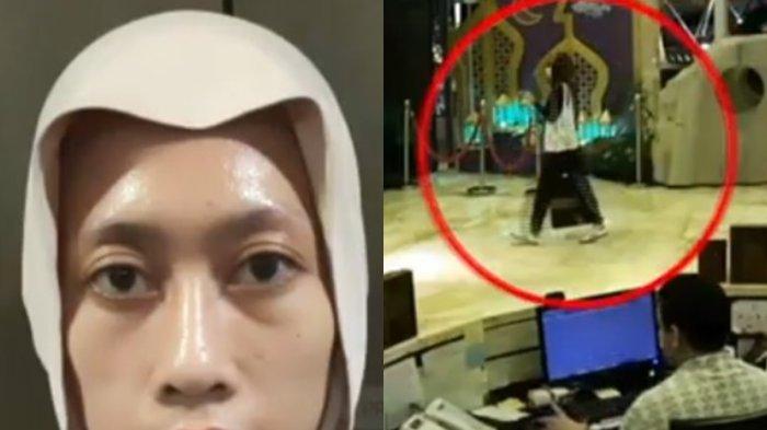 ART MALING JAM MAJIKAN - (kiri) IR, asisten rumah tangga (ART) di Jakarta Selatan nekat mencuri jam tangan Patek Philippe milik majikannya senilai Rp 3 miliar. (kanan) Momen saat pelaku pergi meninggalkan TKP dan membawa kabur jam tangan mewah milik korban terekam CCTV di lobi apartemen.