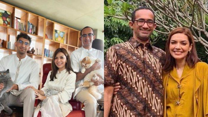 SUAMI NAJWA SHIHAB MENINGGAL DUNIA - (kiri) Postingan terakhir Najwa Shihab bersama Ibrahim Sjarief Assegaf sebelum suami meninggal dunia jadi sorotan.( kanan) potret Najwa Shihab dan sang suami.