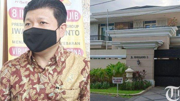 IWAN SETIAWAN LUKMINTO DITANGKAP - (kiri) Presiden Direktur PT Sri Rejeki Isman Tbk Iwan Setiawan Lukminto. Dia ditangkap Kejagung. (kanan) Rumah Bos PT Sritex Iwan Setiawan yang ditangkap Kejagung di jalan Enggano 3 Kecamatan Banjarsari Kota Solo. Suasana tampak lengang.