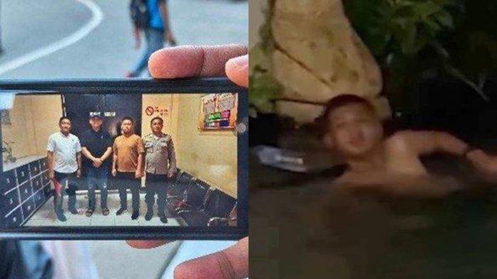 KASUS BRIGADIR NURHADI - (kiri) Tampang dua atasan Brigadir Nurhadi saat ditahan. (kanan) Momen terakhir Brigadir Nurhadi detik-detik sebelum tewas.