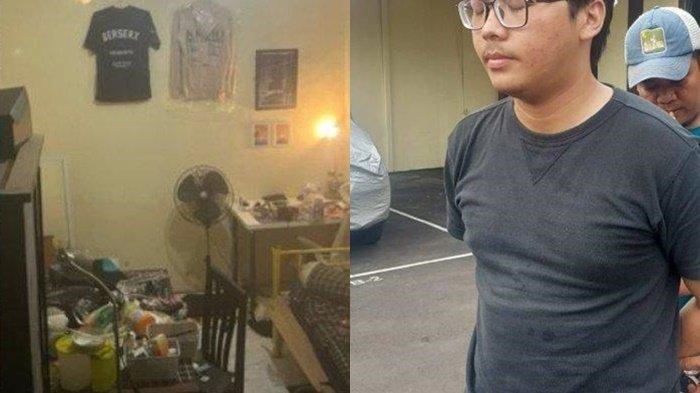 AAB (23) (kanan), mahasiswa Sastra Rusia UI yang bunuh juniornya, MNZ (19). Jasad MNZ ditemukan di kolong tempat tidur di indekosnya di Kukusan, Beji, Depok, Jawa Barat, Jumat (4/8/2023). Ini kronologi AAB bunuh ZIdan