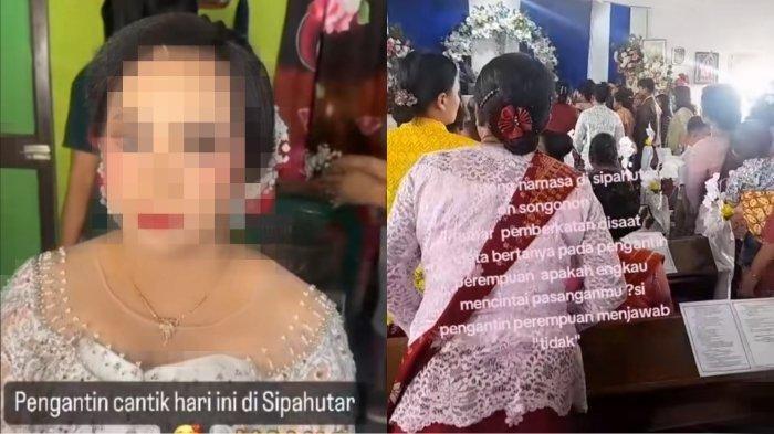 Viral pengantin wanita di Kecamatan Sipahutar, Tapanuli Utara gagalkan pernikahannya setelah mengaku tak cinta calon suaminya