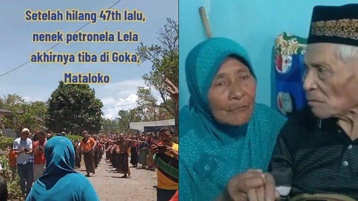 Oma Nela dan ayahnya saat bertemu setelah 47 tahun Oma Nela hilang misterius. Inilah penyebab Oma Nela tak kembali hingga 47 tahun lamanya